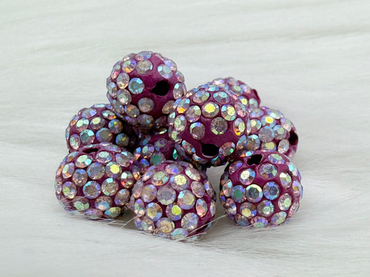 Rhinestone ball beads