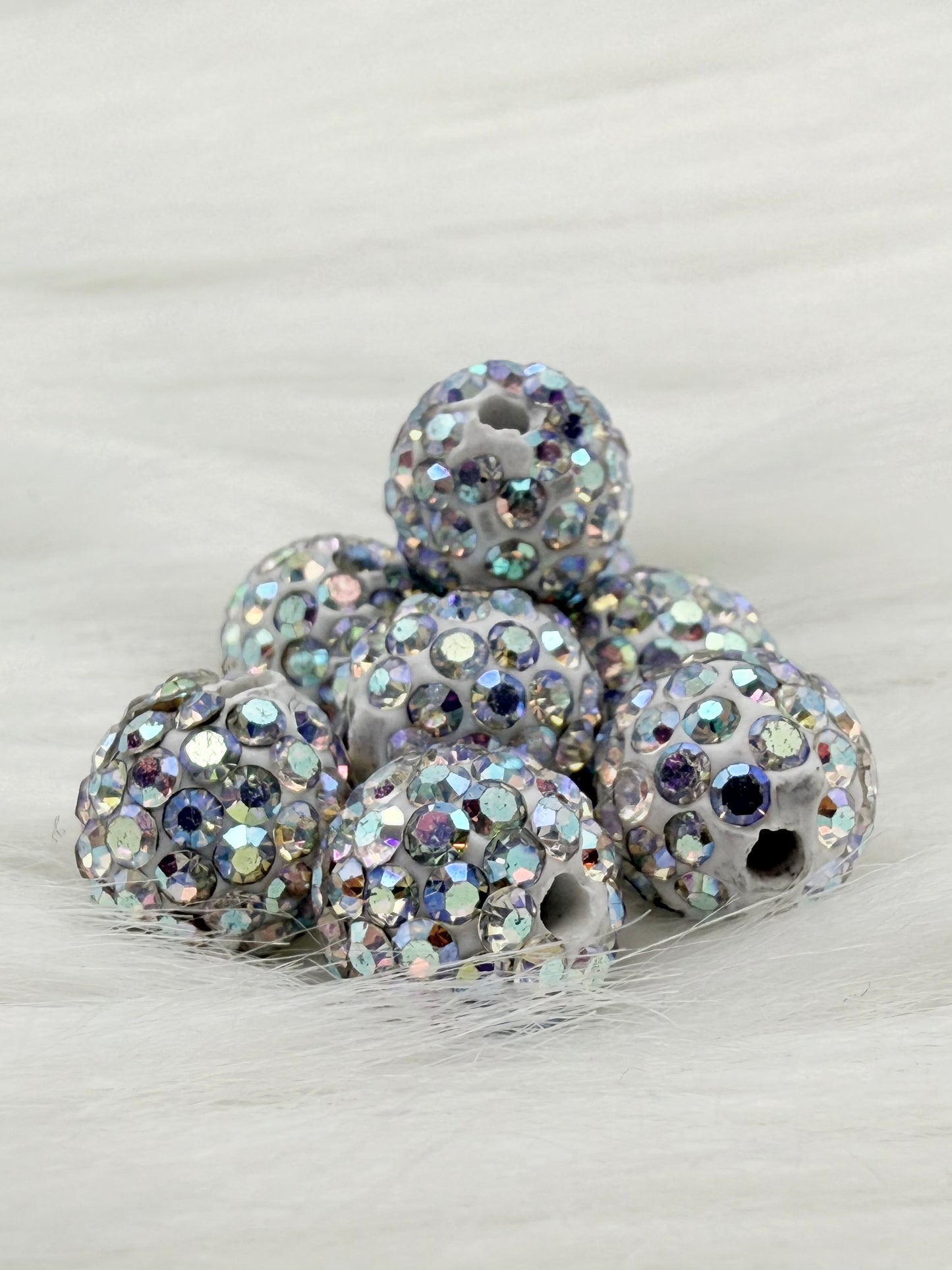 Rhinestone ball beads