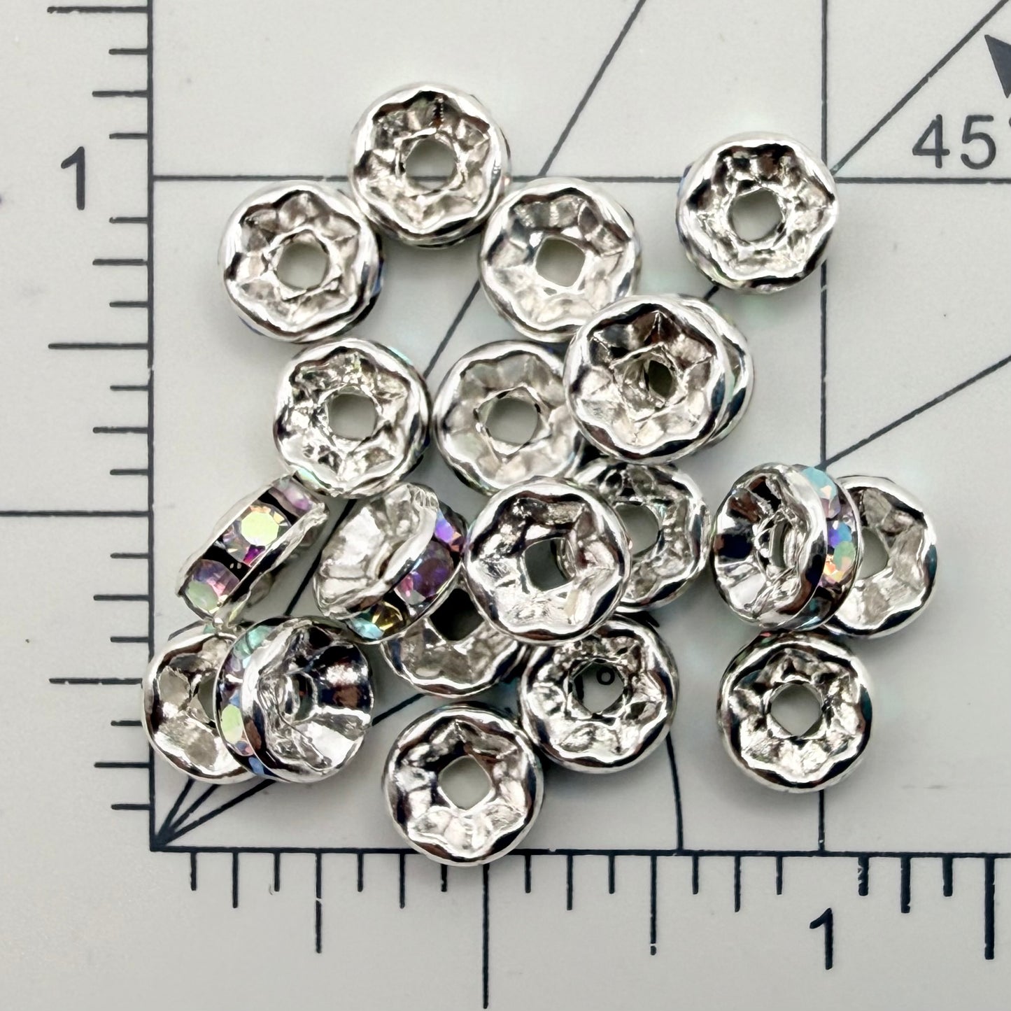 Rhinestone spacers